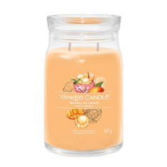 Yankee Candle Aromatická svíčka Signature sklo velké Mango Ice Cream 567 g