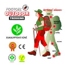 FootGel Gelové vložky - Eukalytová vůně OUTDOOR, 35-38