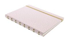 Filofax Zápisník Notebook Confetti A5, Rose Quartz