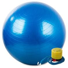 Iso Trade Gymnastický míč s pumpou 75cm | modrý
