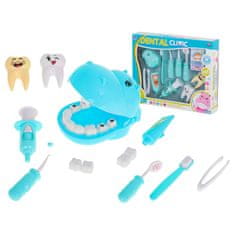 Iso Trade Dětská zubařská sada Hippo | modrá