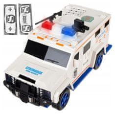 Iso Trade Dětská pokladnička na PIN kód - policejní auto