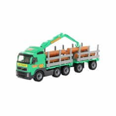 Iso Trade Dětské nákladní auto Volvo s přívěsem | zelené