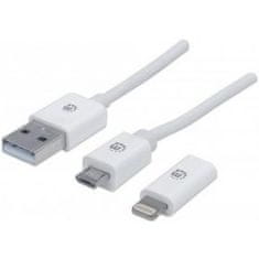 Manhattan iLynk USB na USB micro s Lightning adaptérem