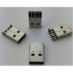 OEM USB 2.0 4Pin A Type Male Plug SMT konektor G49