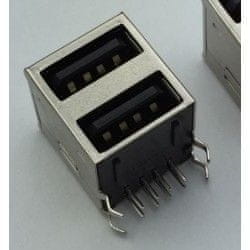 OEM USB A Type Female Socket konektor 2 v 1 G43