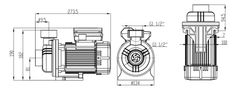 SHOTT Bazénové čerpadlo SP4001