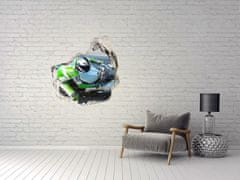 Wallmuralia Fototapeta díra na zeď 3D Motocyklový závod 75x75 cm