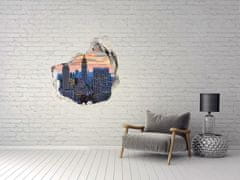 Wallmuralia Fototapeta díra na zeď 3D Manhattan New York 75x75 cm