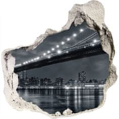 Wallmuralia Fototapeta díra na zeď 3D Brooklynský most 75x75 cm