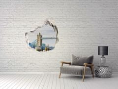 Wallmuralia Fototapeta díra na zeď 3D Temže Londýn 75x75 cm