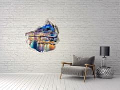 Wallmuralia Fototapeta díra na zeď 3D Kréta Řecko 100x100 cm