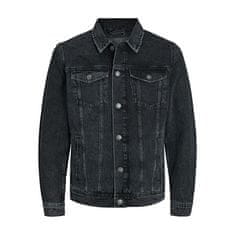 Jack&Jones Pánská džínová bunda JJIJEAN 12223613 Black Denim (Velikost L)