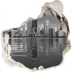 Wallmuralia Fototapeta díra na zeď 3D nálepka Chicago 100x100 cm