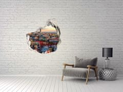 Wallmuralia Fototapeta díra na zeď 3D Panorama Vratislav 100x100 cm