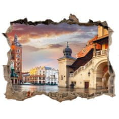 Wallmuralia Fototapeta díra na zeď 3D Krakov Polsko 95x64 cm