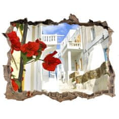 Wallmuralia Fototapeta díra na zeď 3D Mykonos Řecko 95x64 cm