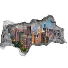 Wallmuralia Fototapeta díra na zeď 3D nálepka Hongkong 95x73 cm