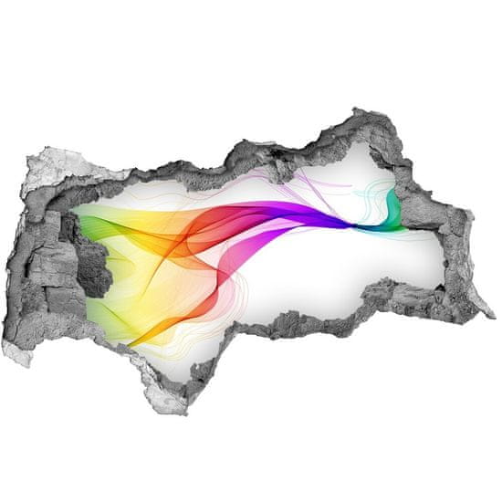 Wallmuralia Díra 3D fototapeta Barevná abstrakce