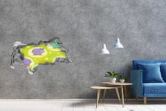 Wallmuralia Díra 3D foto tapeta nálepka Hroši 150x115 cm