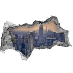 Wallmuralia Fototapeta díra na zeď 3D Manhattan New York 95x73 cm