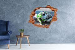 Wallmuralia Fototapeta díra na zeď 3D Motocyklový závod 90x70 cm