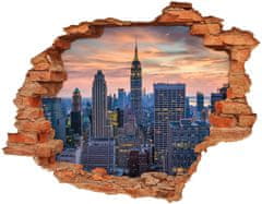 Wallmuralia Fototapeta díra na zeď 3D Manhattan New York 120x93 cm