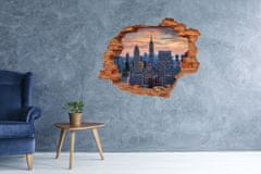 Wallmuralia Fototapeta díra na zeď 3D Manhattan New York 120x93 cm