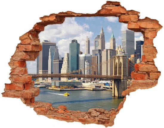 Wallmuralia Fototapeta díra na zeď 3D Manhattan New York