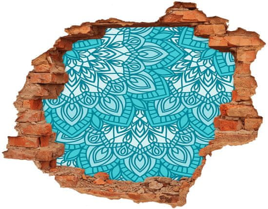 Wallmuralia 3D díra na zeď Nálepka ornamenty