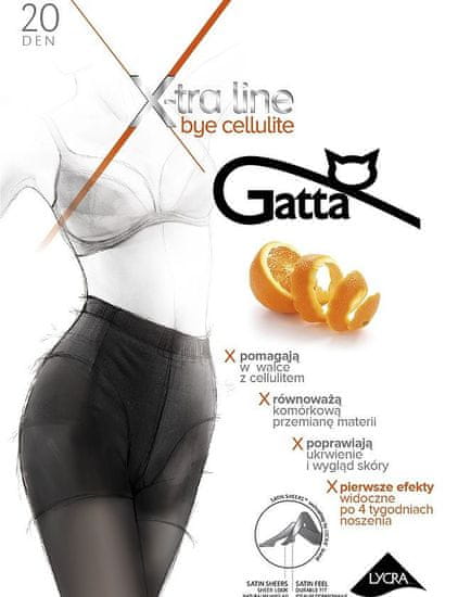 Gatta Dámské punčochové kalhoty Gatta Bye Cellulite 20 den 5-XL