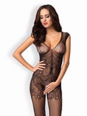 Obsessive Nádherné body F234 bodystocking - Obsessive S/M/L černá