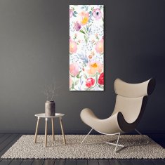 Wallmuralia Vertikální Moderní foto obraz na stěnu Mák 70x140 cm 4 úchytky