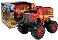 shumee Monster Auto Fire Truck Guard Velká kola 1:8 40 cm x 30 cm x 35 cm