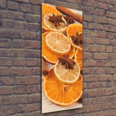 Wallmuralia Vertikální Foto obraz sklo tvrzené Vůně svátků 50x125 cm 4 úchytky