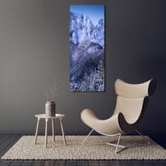 Wallmuralia Vertikální Foto obraz sklo tvrzené Gievont Tatry 50x125 cm 4 úchytky