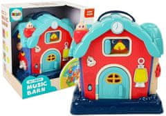 shumee Musical Barn Animals Farm Sounds Music Pink