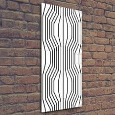 Wallmuralia Vertikální Fotoobraz na skle Geometrické linei 50x125 cm 4 úchytky