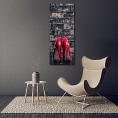 Wallmuralia Vertikální Foto obraz skleněný svislý Červené podpadky 70x140 cm 2 úchytky