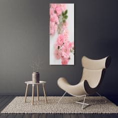 Wallmuralia Vertikální Foto obraz sklo tvrzené Divoká růže 70x140 cm 4 úchytky