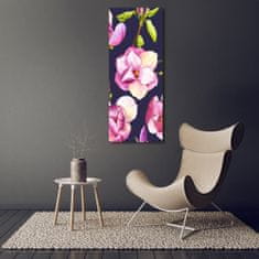 Wallmuralia Vertikální Foto-obrah sklo tvrzené Magnolie 70x140 cm 4 úchytky