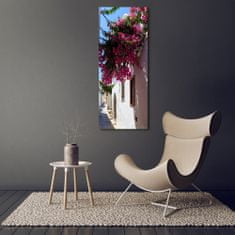 Wallmuralia Vertikální Foto obraz sklo tvrzené Rhodos Řecko 50x125 cm 2 úchytky