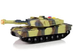 Lean-toys Vojenský Tank 1:32 Moro Hnědý Zvuk Světla