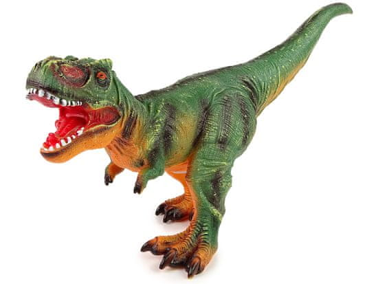 shumee Velká figurka Dinosaurus Tyrannosaurus Rex Zelený a oranžový zvuk 60 cm Délka
