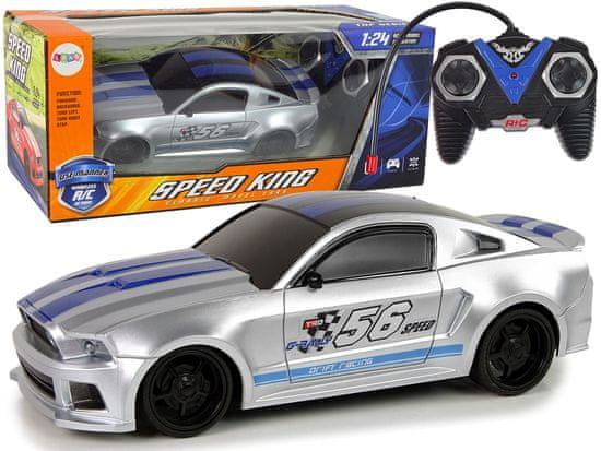 shumee Sportovní rychlé auto R/C Silver 1:24 Speed King