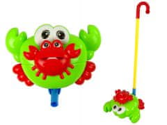 shumee Push Stick Krab Green Bell Sound