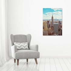 Wallmuralia Vertikální Fotoobraz na skle Nový York 70x100 cm 4 úchytky