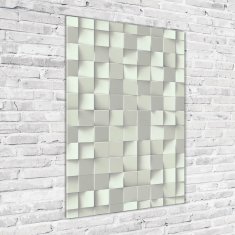 Wallmuralia Vertikální Fotoobraz na skle Geometrický vzor 70x100 cm 4 úchytky