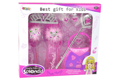 Lean-toys Sada Princezny Malé Dámy Pantofle Koruna Ko