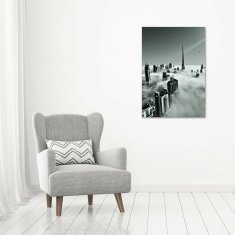 Wallmuralia Vertikální Foto obraz fotografie na skle Mrakodrapy 70x100 cm 4 úchytky